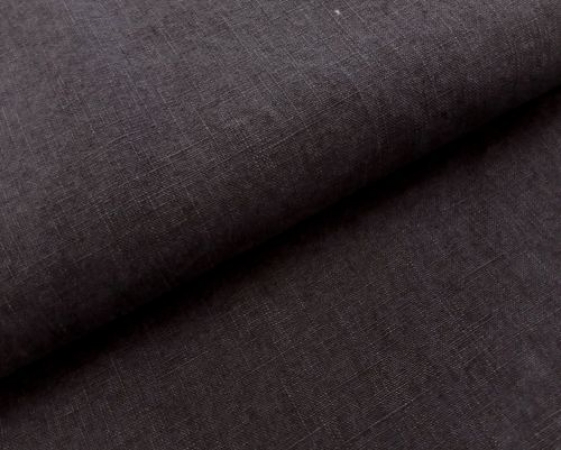 Reines Leinen - vorgewaschen - antrazit